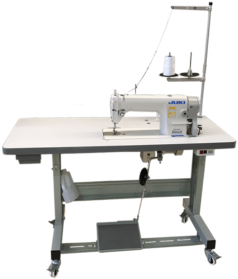 JUKI DDL 8700 SINGLE NEEDLE INDUSTRIAL MACHINE W/ TABLE +LIGHT