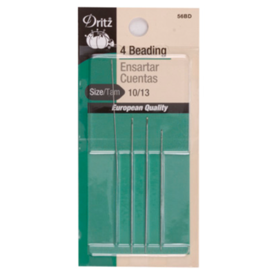 4 BEADING NEEDLES ( 10/13 Size, 4 PCs) | Dritz