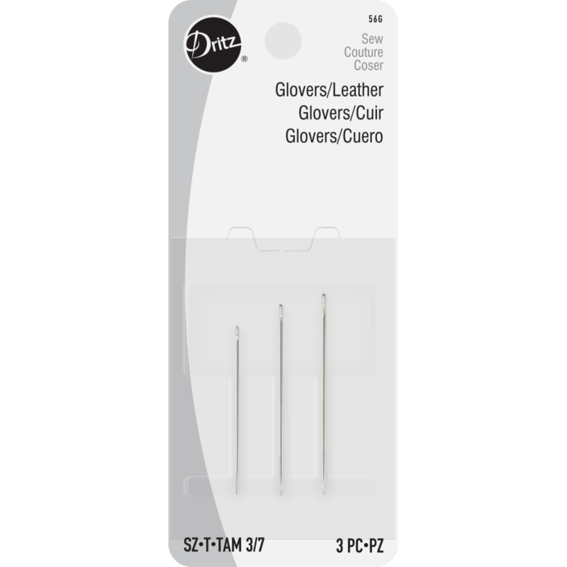 GLOVER/LEATHER NEEDLES (3/7 SIZE, 3 PC) | Dritz