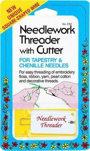 NEEDLEWORK THREADER W/ CUTTER | Collins