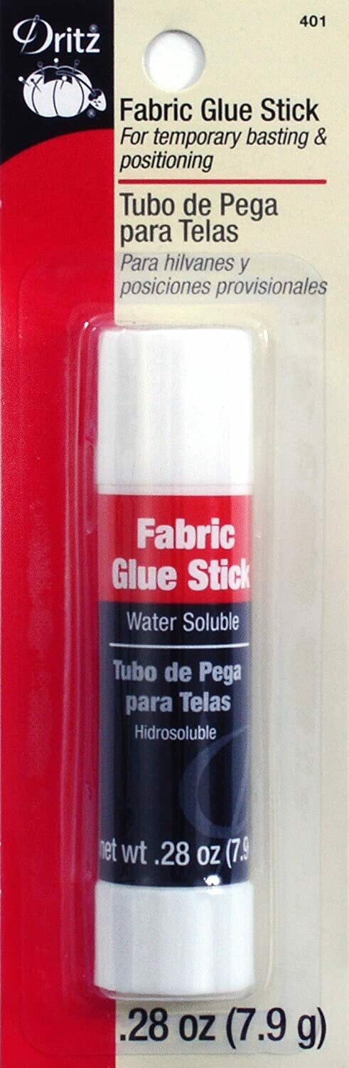 FABRIC GLUE STICK / WATER SOLUBLE (.28 OZ)