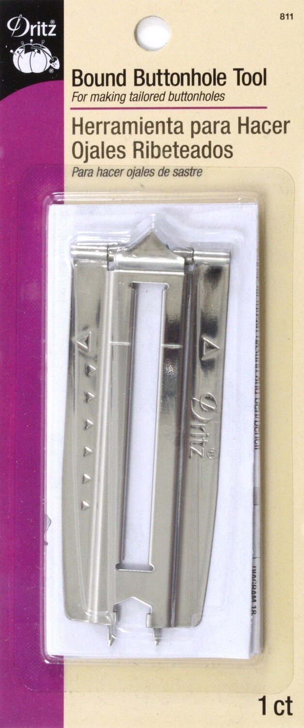 BOUND BUTTONHOLE TOOL | Dritz