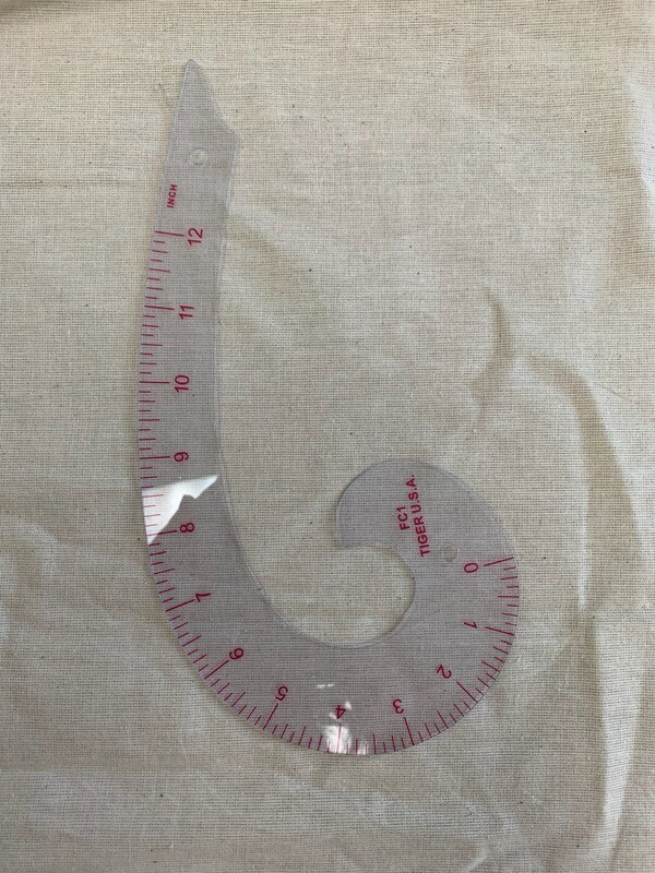 FRENCH CURVE RULER (MEASUREMENTS) 9&quot;