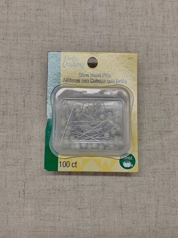 GLOW HEAD PINS (100 PC) | Dritz