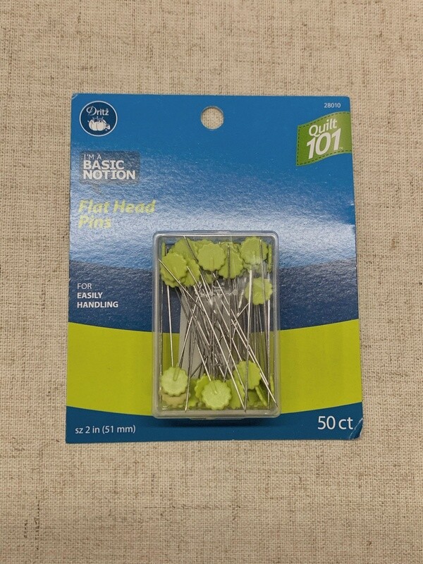 FLAT HEAD PINS (50 PCS) 51 MM | Dritz