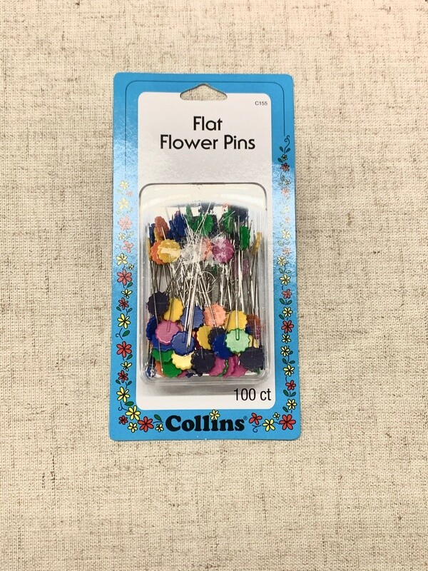 FLAT FLOWER PINS (100 PCS) 2&quot; | Collins