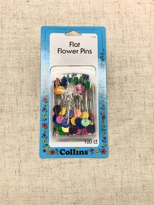 FLAT FLOWER PINS (100 PCS) 2" | Collins