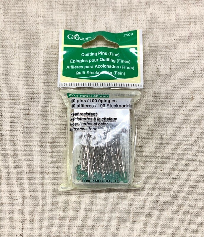 QUILTING PINS FINE (100 PCS) | Clover