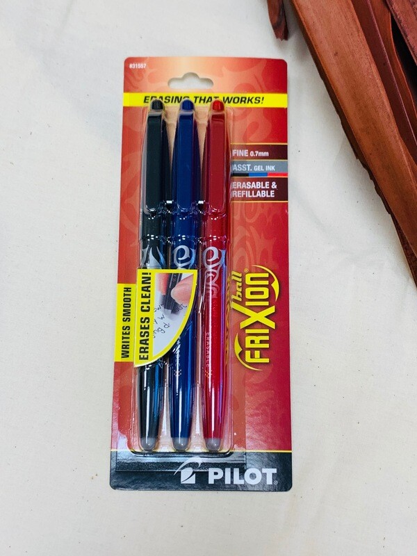 ERASABLE PENS 3 PACK | Frixion Ball