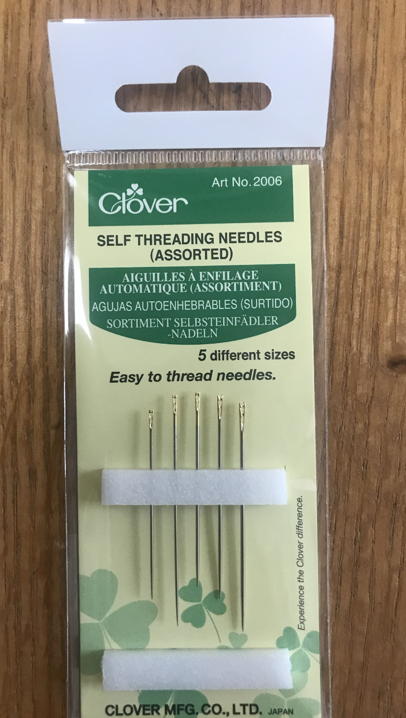 SELF THREADING NEEDLES (5 PIECES) | Clover