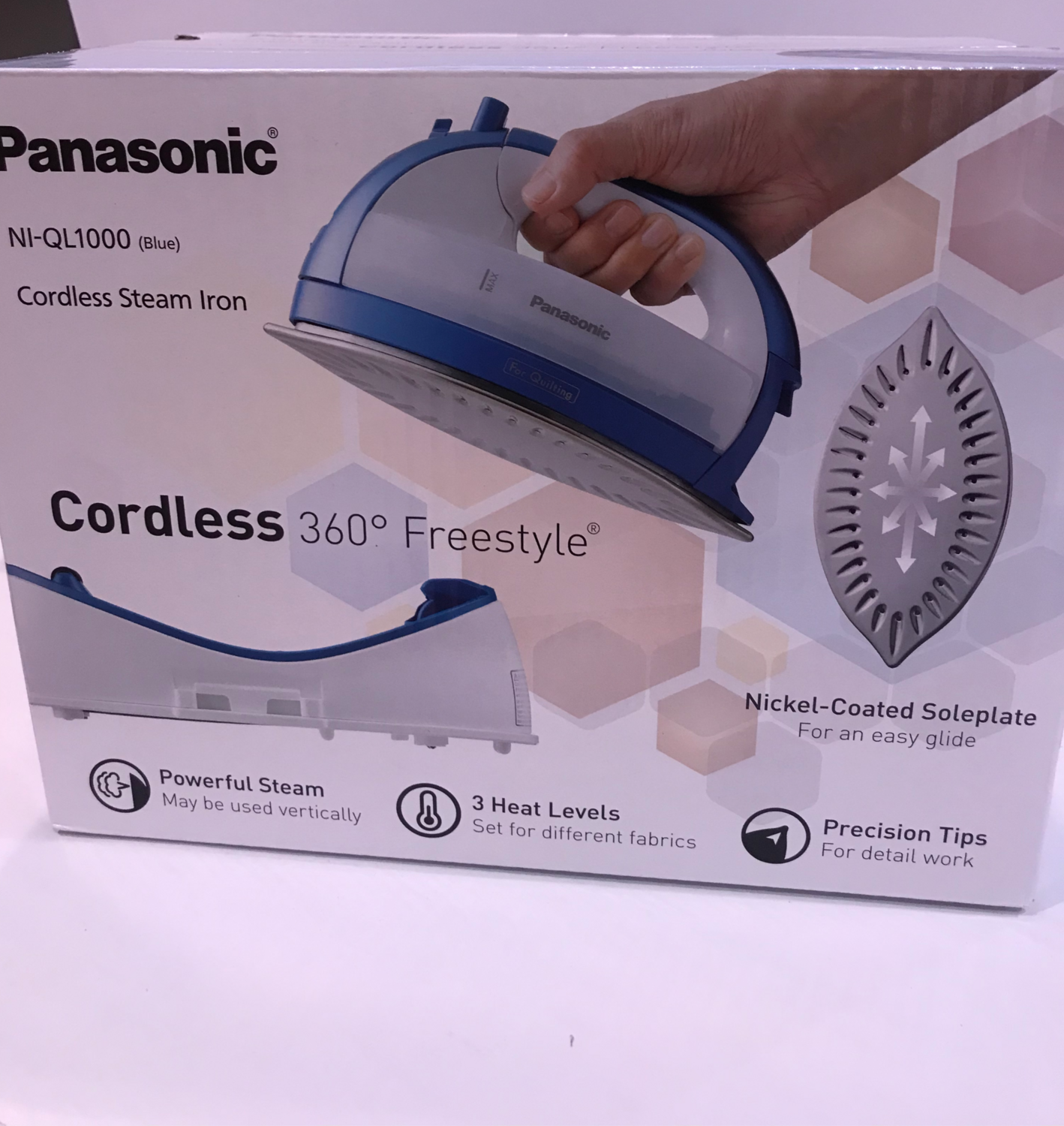 NI-QL1000 CORDLESS STEAM IRON | Panasonic 360 Freestyle