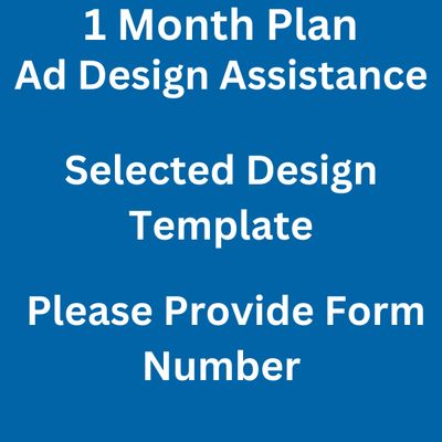 1 Month Ad Design Assistance