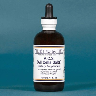 A.C.S. (All Cells Salts) 4 oz Herbal Extract