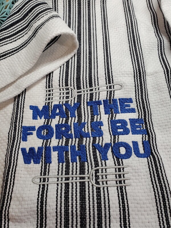 Kitchen Towels: MAY THE FORKS