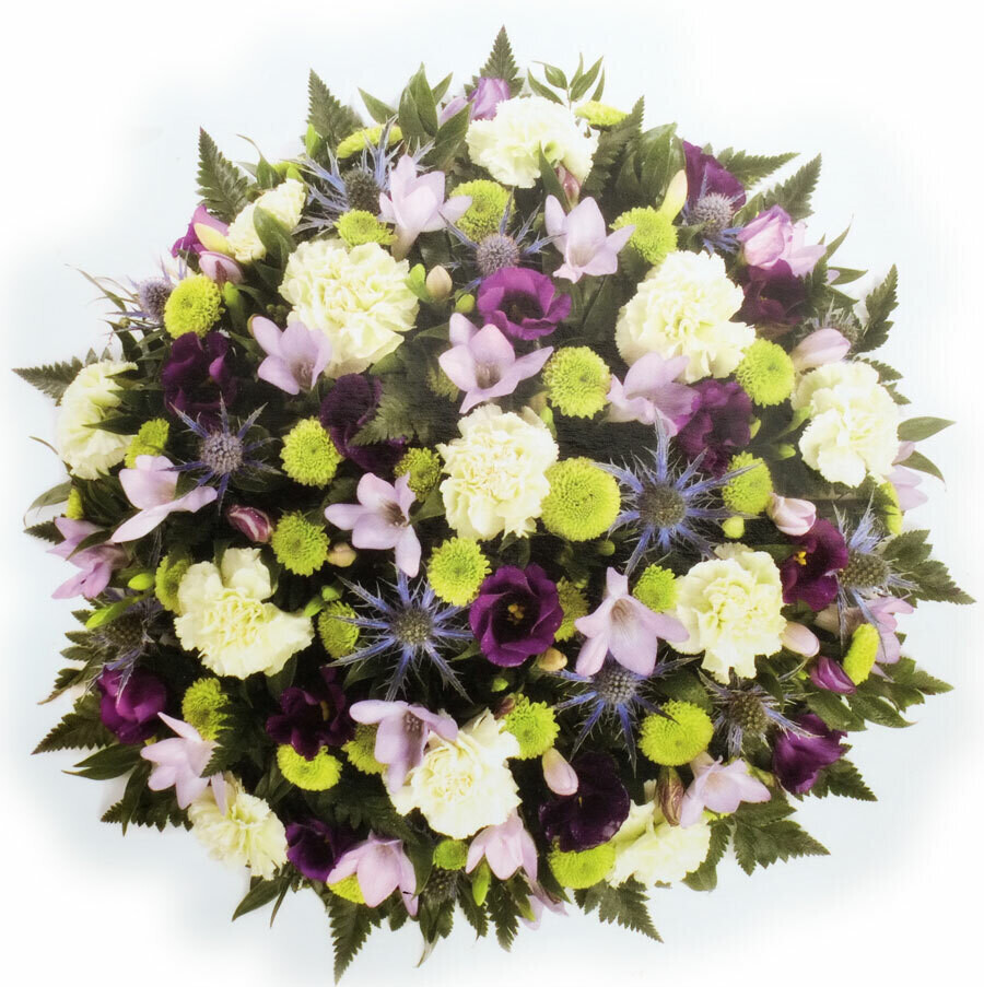 Purple and Lime Posy