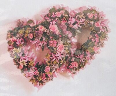 Double Heart Wreath