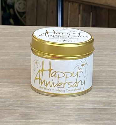 Pearl Wedding Anniversary Flowers Candle And Card