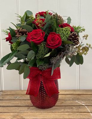 Festive Cheer Vase Arrangement Festive Cheer Vase Arrangement