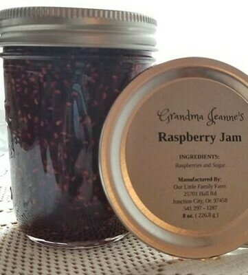Grandma Jeanne's Raspberry Jam