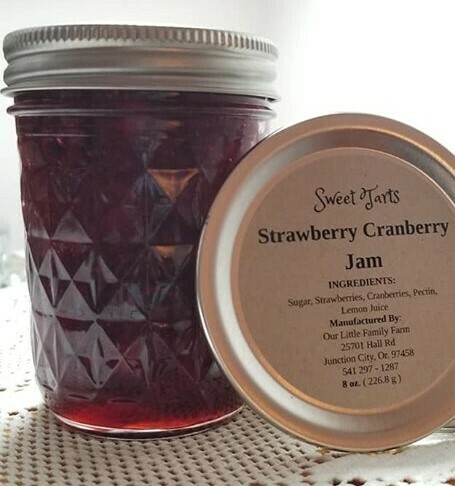 Sweet Tarts Strawberry Cranberry Jam