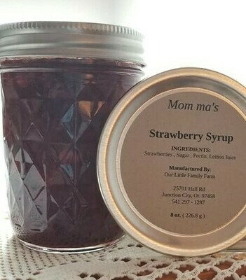 Momma's Strawberry Syrup
