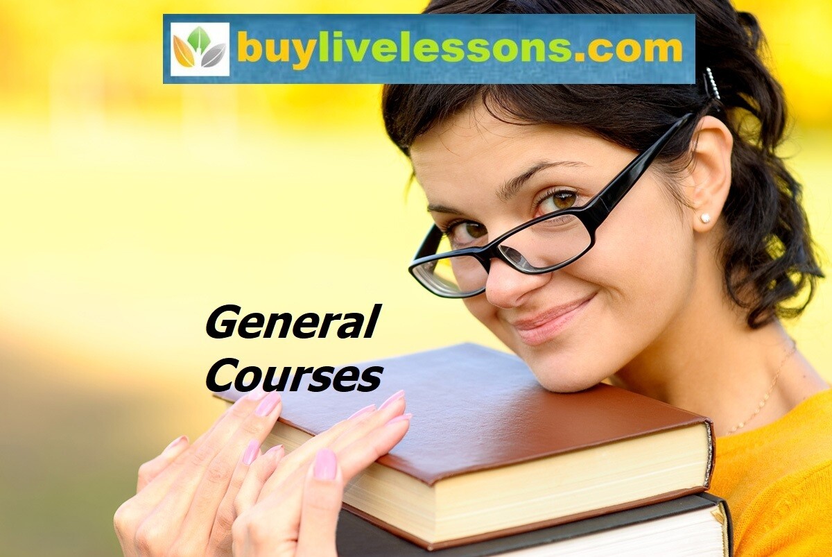 BUY 90 GENERAL LIVE LESSONS FOR 30 MINUTES EACH.
