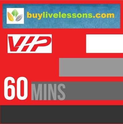 BUY VIP EXAM PREPARATION LIVE LESSON FOR 60 MINUTES