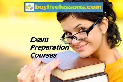 BUY 30 EXAM PREPARATION LIVE LESSONS FOR 45 MINUTES EACH.