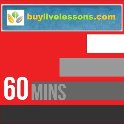 BUY SPECIALIZED LIVE LESSONS FOR 60 MINUTES EACH