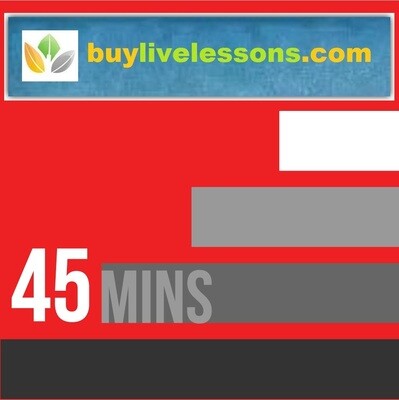 BUY BUSINESS LIVE LESSONS FOR 45 MINUTES EACH