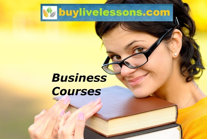 BUY 50 BUSINESS LIVE LESSONS FOR 30 MINUTES EACH.