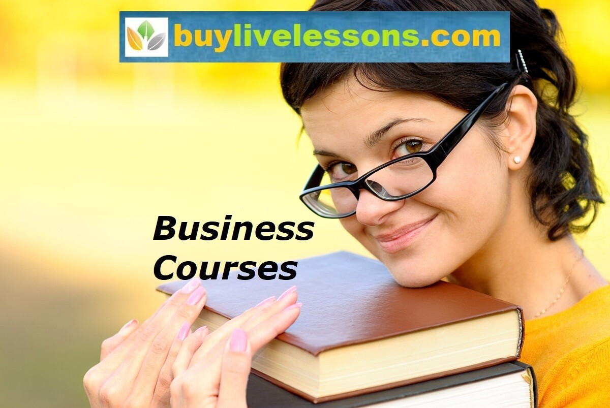 BUY 60 BUSINESS LIVE LESSONS FOR 45 MINUTES EACH.