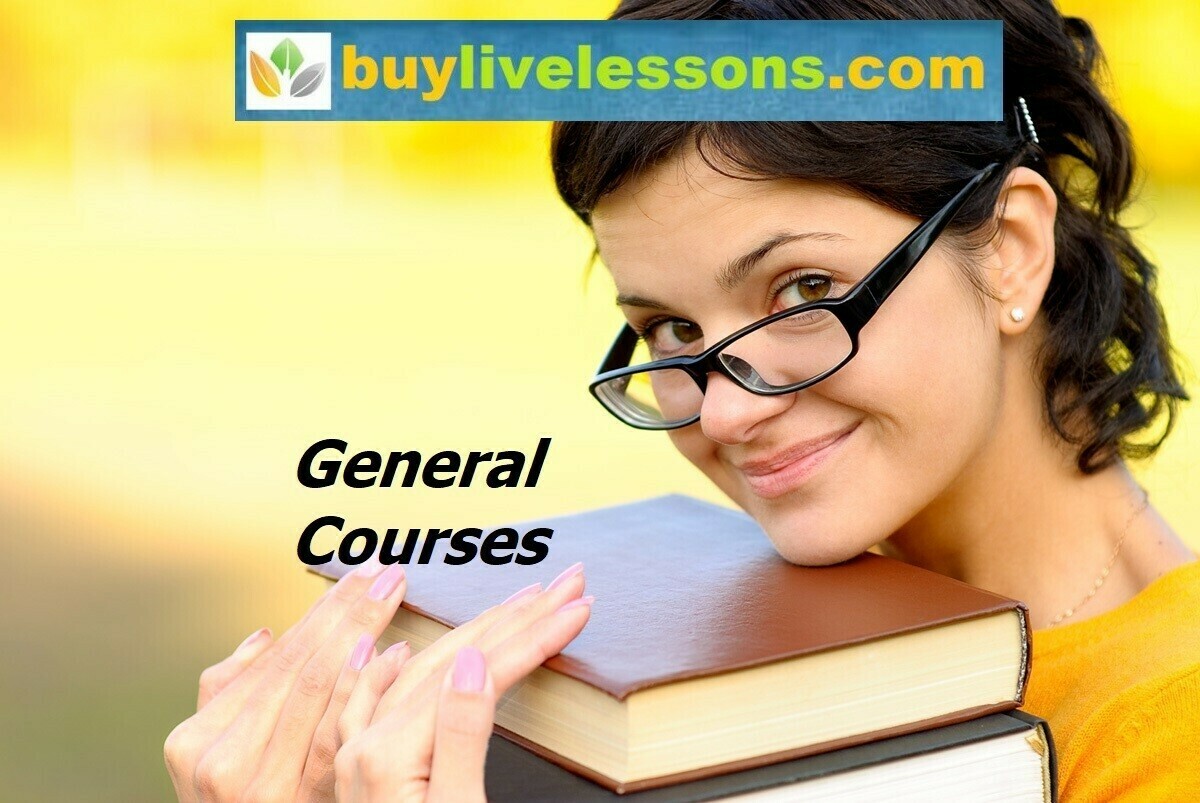 BUY 90 GENERAL LIVE LESSONS FOR 30 MINUTES EACH.