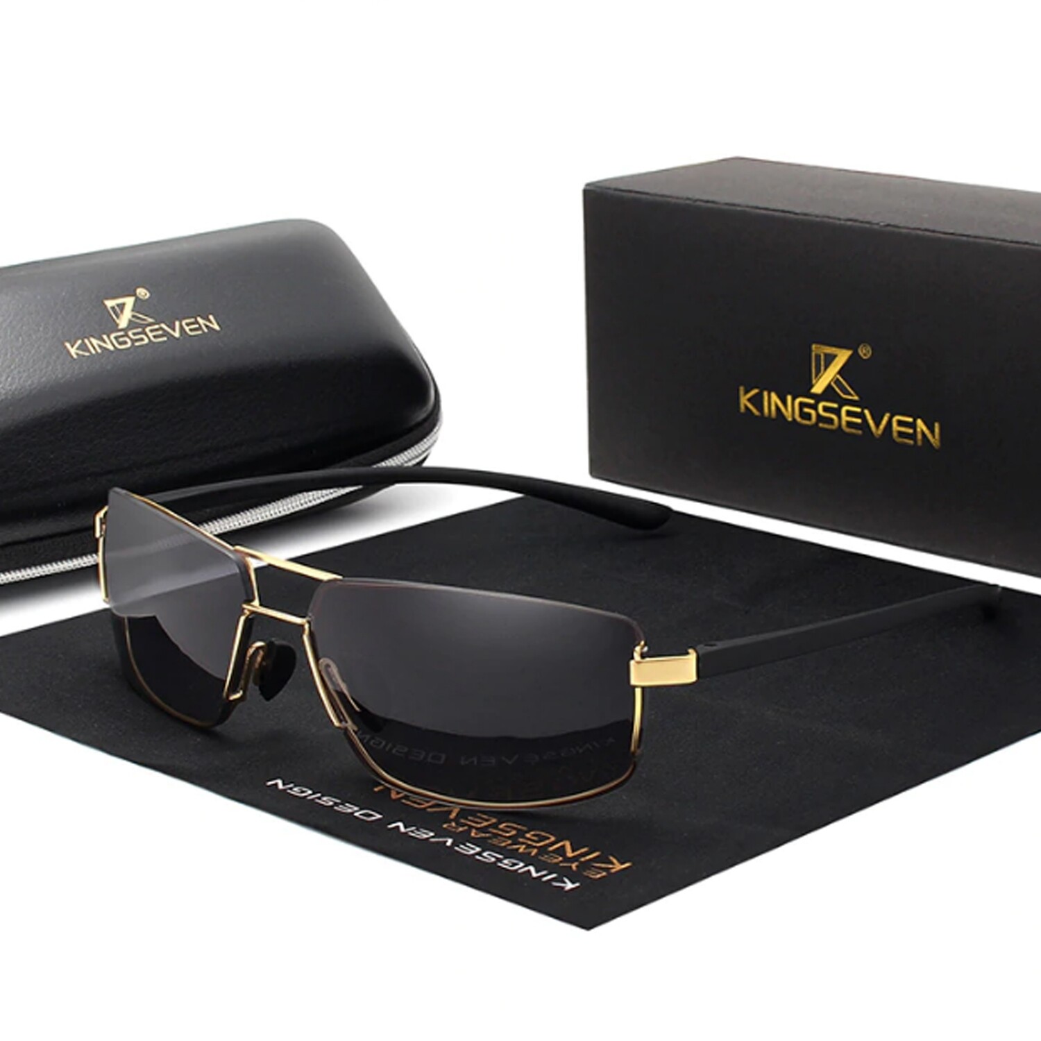 Classic Men Sunglasses, Square Frame, Driving Sunglasses