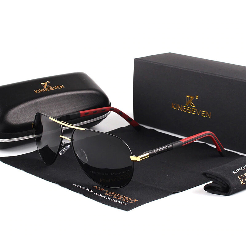Aluminum Polarized Unisex Sunglasses. Classic Brand Coating Lens Driving Shades For Men/Women.