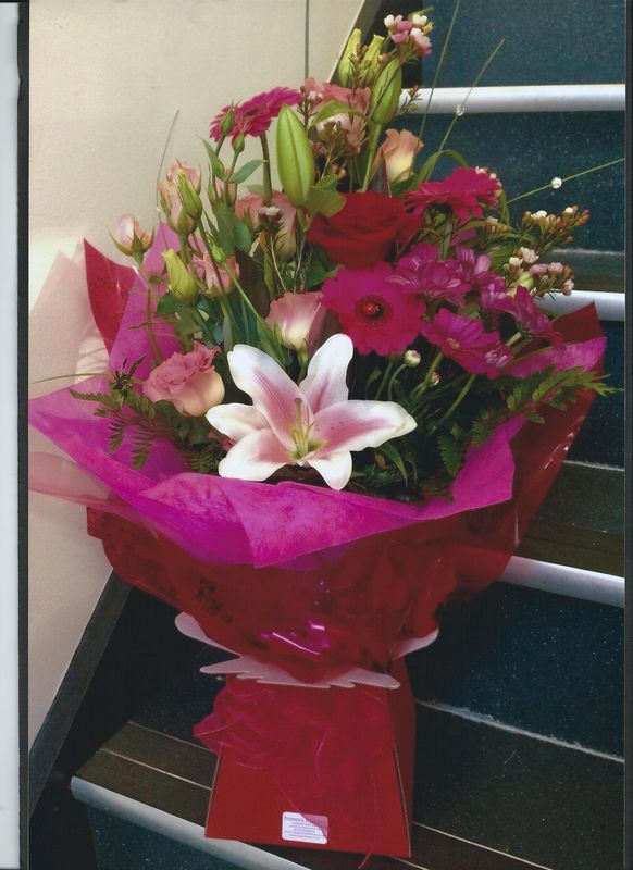 Be My Valentine Hand-tied bouquet