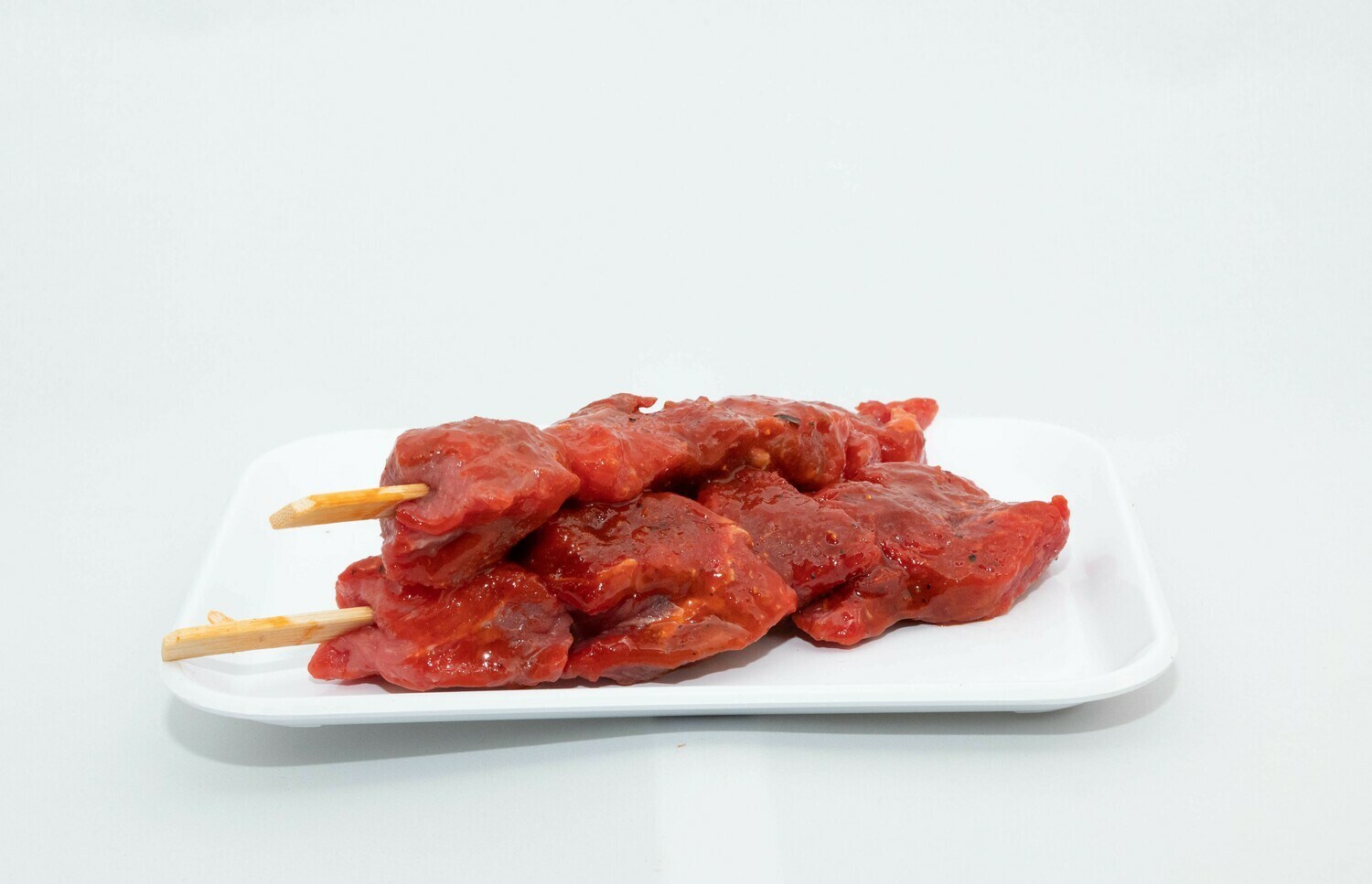 Gemarineerde rundsbrochetten 2 stuks