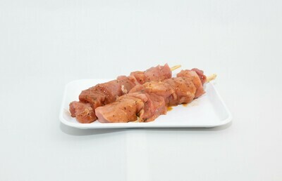 Gemarineerde varkensbrochetten 2 stuks