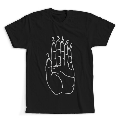 6 fingers t-shirt unisex