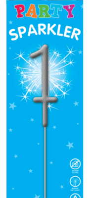 Numbered Party Sparklers 1