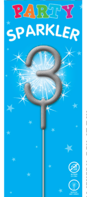 Numbered Party Sparklers 3