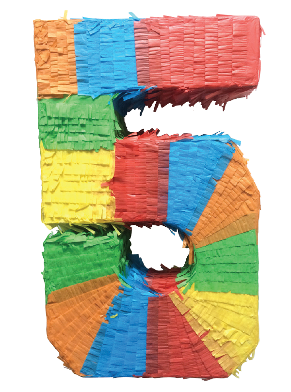 Number Pinata 5
