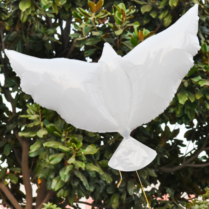 Bio-Non Foil Flying Dove Balloon *Helium Filled*