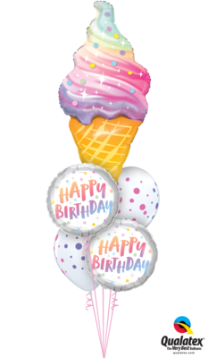 Delicious Giant Birthday Treat Balloon Bouquet