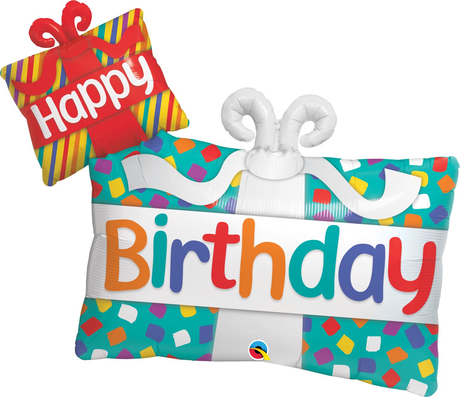 Qualatex Supershape Foil Balloon Happy Birthday Presents 39‘’