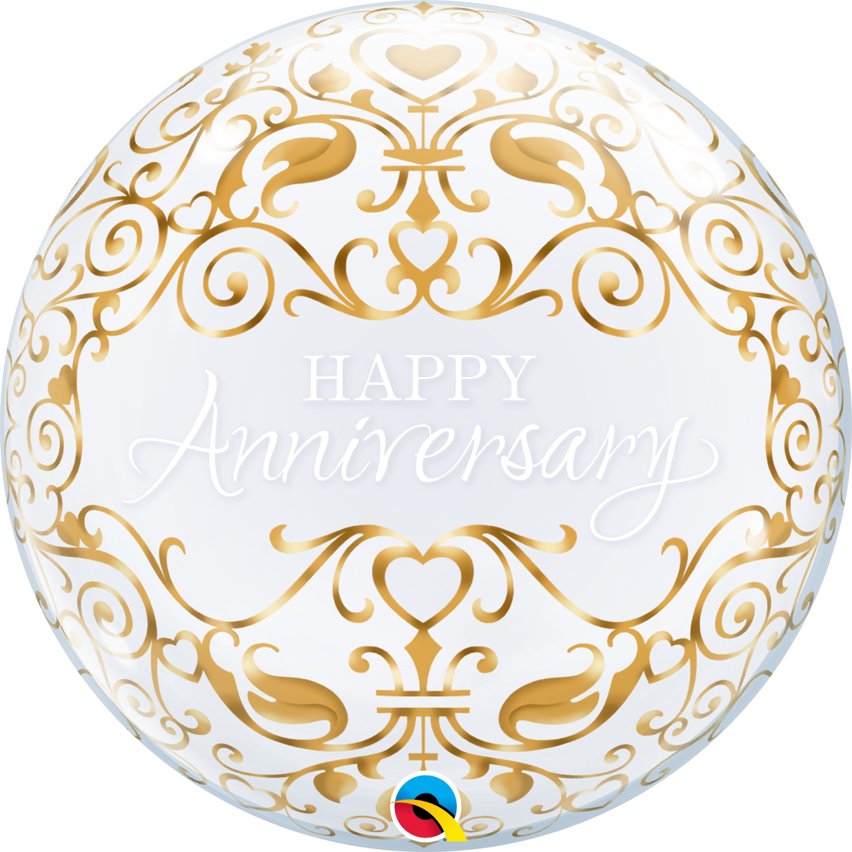 Anniversary Classic Bubble Balloon *Helium filled*