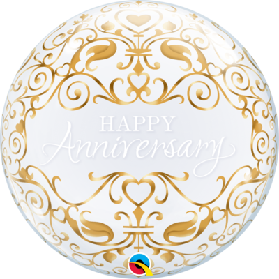 Anniversary Classic Bubble Balloon *Helium filled*