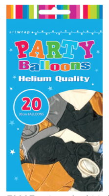 20pk 30 cm Assorted Metallic Latex Balloon