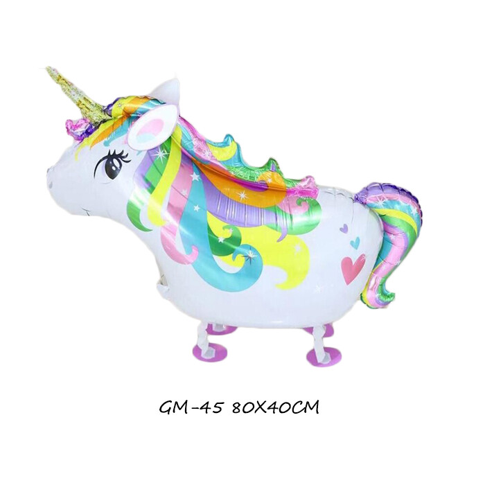 Helium Walking Pet Animal Balloon Unicorn