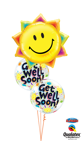 Sunny Well Wishes Balloon Bouquet